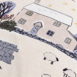 Furn. Cotswold Christmas Embroidered Velvet Cushion Cover - thumbnail 5