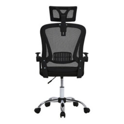 Living And Home Swivel Ergonomic Office Chair With Headrest-Black - thumbnail 5