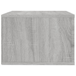 Berkfield Wall-Mounted Bedside Cabinet Grey Sonoma 50X36X25 Cm - thumbnail 8