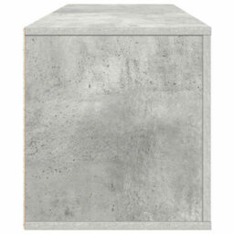 Berkfield Modern Wall Shoe Cabinet Concrete Grey 100X35X38 Cm Engineered Wood - thumbnail 7