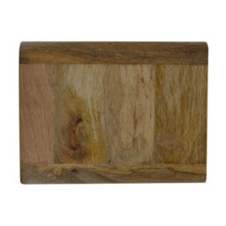 Wyld Haus Gradara Mango Wood 2-Drawer Floating Bedside Table, Natural Oak Finish - thumbnail 9