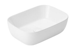 Impact Furniture Bathroom Vanity Unit And Basin 600mm Countertop Wall Hung Cabinet With Drawers White Gloss Oak Arub - thumbnail 7