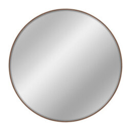 Nielsen Jaron Aluminium Wall Mirror, Round  80Cm - Walnut - thumbnail 2