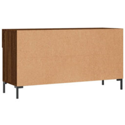 Berkfield Shoe Bench Brown Oak 102X35X55 Cm Engineered Wood - thumbnail 8