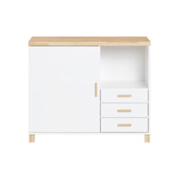 Sobuy Ask07-Nw, Home Office File Cabinet Printer Stand Storage Cabinet Cupboard ,wood Effect,w90.3Xd75Xh45