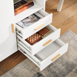 Sobuy Ask07-Nw, Home Office File Cabinet Printer Stand Storage Cabinet Cupboard ,wood Effect,w90.3Xd75Xh45 - thumbnail 4