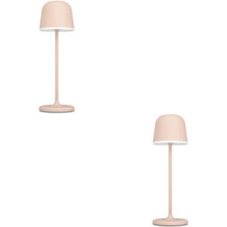 Loops 2 Pack Stylish Sandy Finish Table Lamp For Modern Indoor Home Décor - thumbnail 1