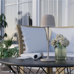 Loops 2 Pack Stylish Sandy Finish Table Lamp For Modern Indoor Home Décor - thumbnail 3