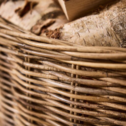 Dibor Traditional Natural Azara Oval Log Basket Large H39 X L56 X W45Cm - thumbnail 4