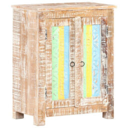 Berkfield Durable Sideboard 61X35X76 Cm Rough Acacia Wood - thumbnail 7
