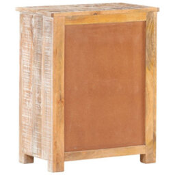 Berkfield Durable Sideboard 61X35X76 Cm Rough Acacia Wood - thumbnail 3