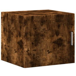 Berkfield Slim Storage Cabinet Smoked Oak 45X42.5X225 Cm Engineered Wood - thumbnail 5