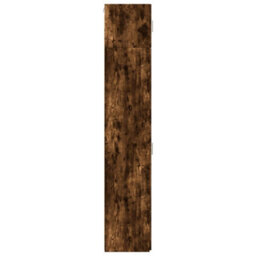Berkfield Slim Storage Cabinet Smoked Oak 45X42.5X225 Cm Engineered Wood - thumbnail 7