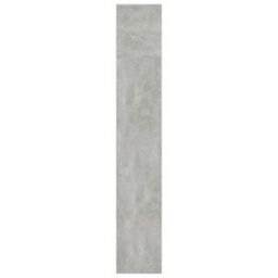 Berkfield 3 Piece Book/tv Cabinet Set Concrete Grey 180X30X180 Cm - thumbnail 5