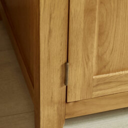 Julian Bowen Cameo 5 Drawer Chest (3+2) - Stone White - thumbnail 7