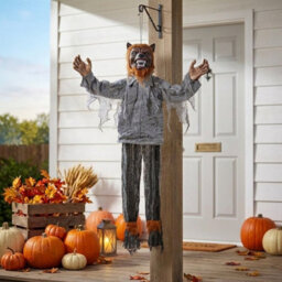 Garden Greatness Hanging Light Up Animated Haunted Werewolf - thumbnail 2