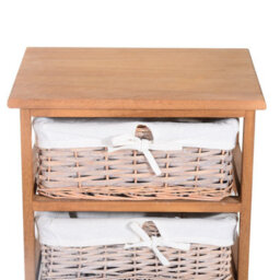 Wyld Haus Yorila 5-Drawer Tall Dresser With Natural Wicker Baskets, 40L X 29W X 90H Cm - thumbnail 7