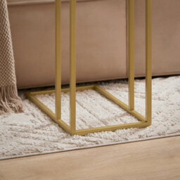 Sobuy Fbt87-G, Side Table End Table Coffee Tea Table, Bed Sofa Side Table Laptop Table, Gold,multicolour,w48Xd30Xh61 - thumbnail 7