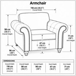SC FURNITURE LIMITED Tan Brown Fabric 3 Seater + 2 Armchairs Suite Oldham - thumbnail 3