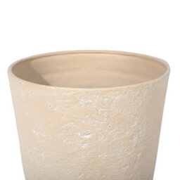 Beliani Set Of 2 Plant Pots Camia 51 Cm Beige - thumbnail 5