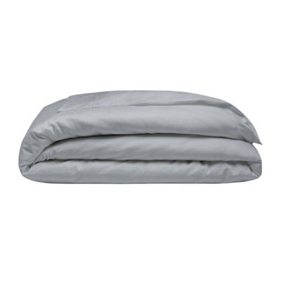 Belledorm 400 Thread Count Egyptian Cotton Oxford Duvet Cover Platinum (Kingsize) - image 1