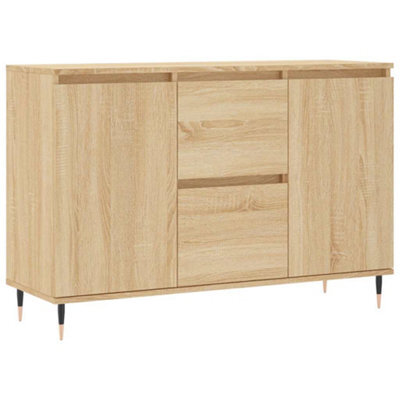 Berkfield Durable Sideboard Sonoma Oak 104X35X70 Cm Engineered Wood - image 1