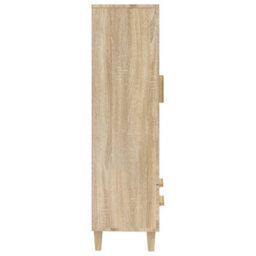 Berkfield Highboard Sonoma Oak 70X31X115 Cm Engineered Wood - thumbnail 8
