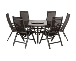 Royalcraft Sorrento 6 Seater Round Deluxe Recliner Set - thumbnail 1