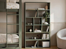 Flair Ruby Wooden Bunk Bed With Storage Green - thumbnail 4