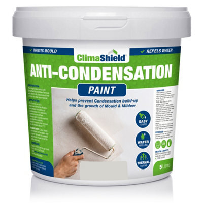 Smartseal Anti-Condensation Paint, Wessex Stone (2.5L) Bathroom, Kitchen, Bedroom Walls, Ceilings, Stop Moisture & Condensation - image 1