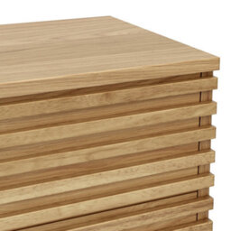 Kari Light Oak 4 Drawer Chest - By Roseland Furniture - thumbnail 7