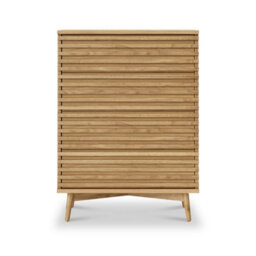 Kari Light Oak 4 Drawer Chest - By Roseland Furniture - thumbnail 4