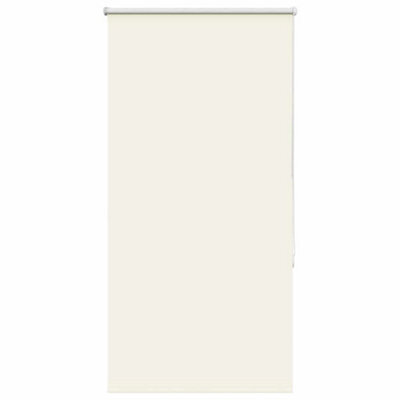 Berkfield Roller Blind Blackout Off White 85X150 Cm Fabric Width 80.7 Cm Polyester - image 1