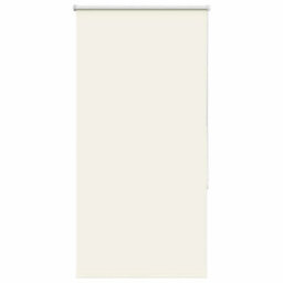 Berkfield Roller Blind Blackout Off White 85X150 Cm Fabric Width 80.7 Cm Polyester