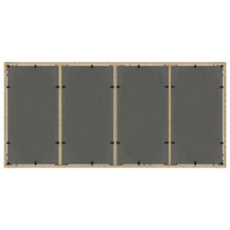 Berkfield Garden Table With Glass Top Beige 190X90X75 Cm Poly Rattan - thumbnail 7