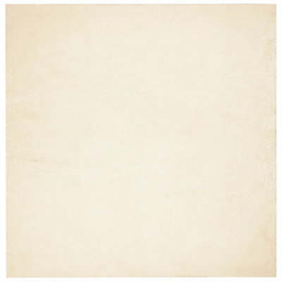 Berkfield Modern Rug Huarte Short Pile Soft And Washable Cream 120X120 Cm