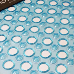Pvc Shower Mat Non-Slip 430mmx430mm Blue Colour - thumbnail 5