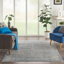 Starry Nights Stn01 Cream Blue Rug By Nourison  -160Cm X 221Cm - thumbnail 1