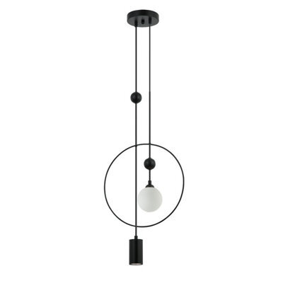 Luminosa Lighting Luminosa Trosti Pendant Ceiling Light Black 2Xg9,gu10 - image 1