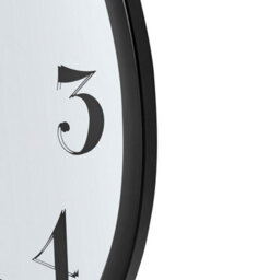 Beliani  Wall Clock Rugles 56 Cm Black - thumbnail 5