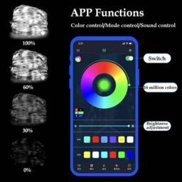 20M Led String Light App Control Ip65 Outdoor Fairy Lights For Christmas Party Birthday Decor - thumbnail 3