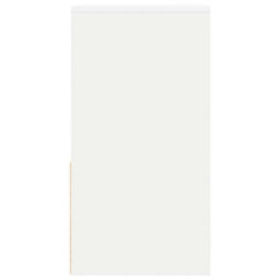 Berkfield Bedside Cabinets With Drawer 2 Pcs White 35X34X66.5 Cm - thumbnail 7