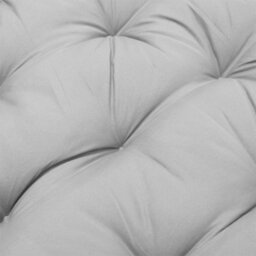 Living And Home Light Grey Seat Pad Cushion For Garden Egg Swing Chair,hanging Basket Chair And Hammock W 95 Cm X H 75 Cm - thumbnail 8