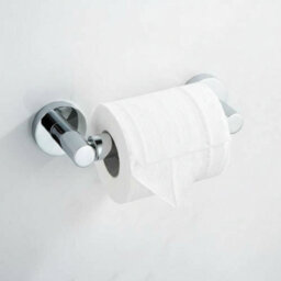 Bathroom Wall Toilet Paper Holder Chrome Tissue Stand - thumbnail 5