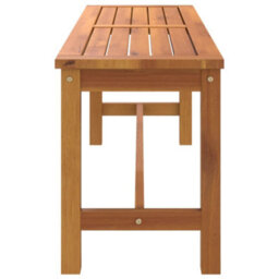 Berkfield Garden Bench 110X35X45 Cm Solid Wood Acacia - thumbnail 4