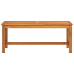 Berkfield Garden Bench 110X35X45 Cm Solid Wood Acacia - thumbnail 3