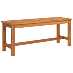 Berkfield Garden Bench 110X35X45 Cm Solid Wood Acacia - thumbnail 2