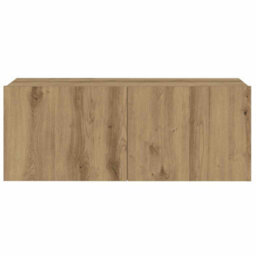 Berkfield Wall Mounted Tv Cabinets 6 Pcs Artisan Oak Engineered Wood - thumbnail 5