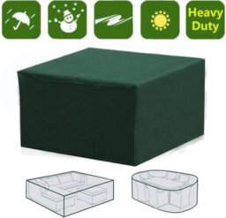 Waterproof Rectangular Cover For Garden Furniture With Uv Protection Patio Table, Furniture, Green, 115 70Cm - thumbnail 1