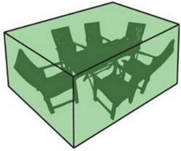 Waterproof Rectangular Cover For Garden Furniture With Uv Protection Patio Table, Furniture, Green, 115 70Cm - thumbnail 6